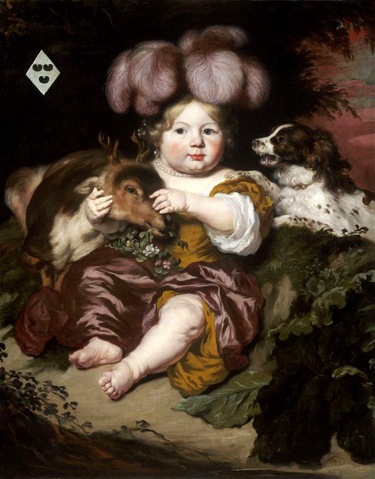 Nicolaes Maes - Maria van der Meer as a Child 9166