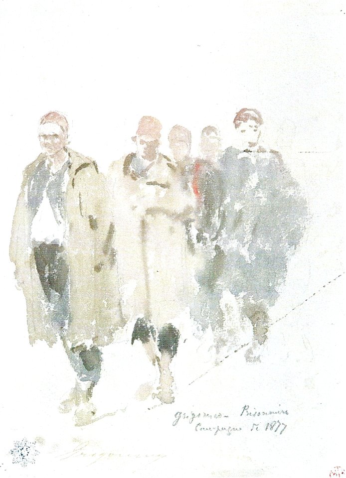 Nicolae Grigorescu - Prizonieri turci