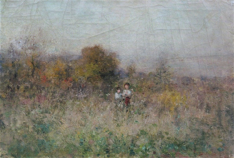 Nicolae Grigorescu - Copii pe camp