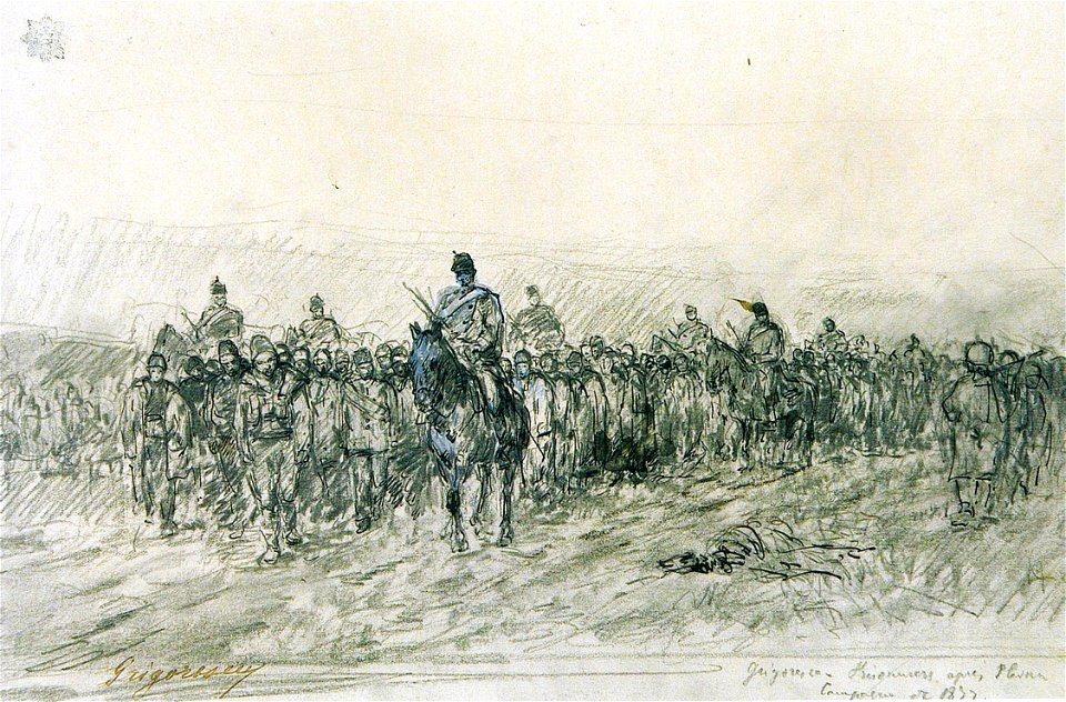 Nicolae Grigorescu - Convoi de prizioneri (1)