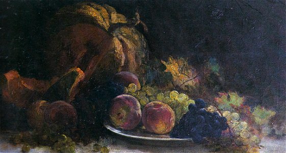 Nicolae Grigorescu - Natura moarta cu fructe (1864)