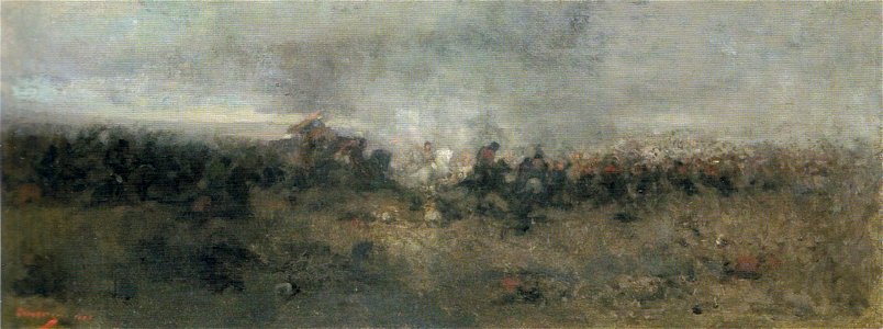 Nicolae Grigorescu - Scenă de bătălie