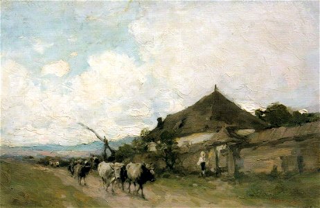 Nicolae Grigorescu - Intoarcerea de la pascut