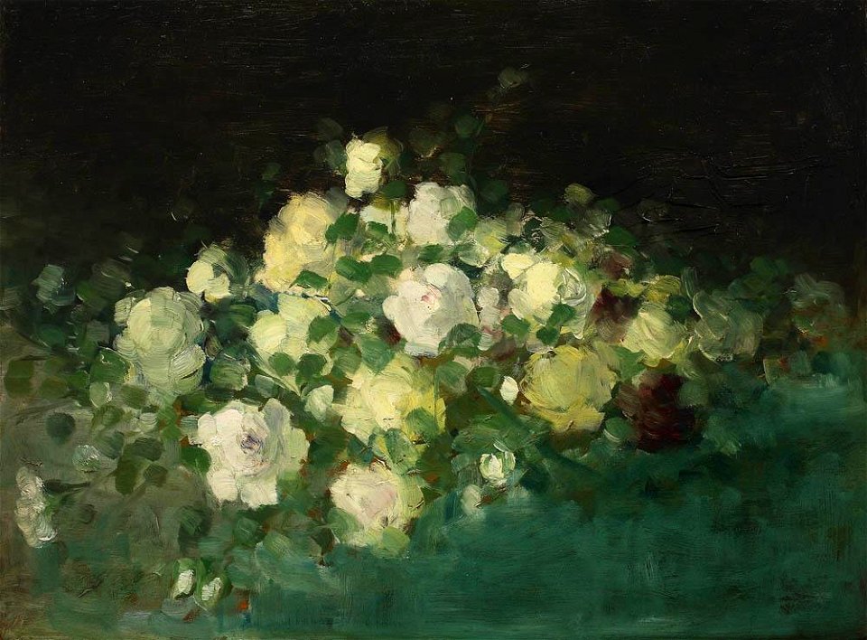 Nicolae Grigorescu - Trandafiri salbatici