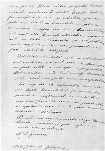 Nicolae Grigorescu - Pagina de scrisoare
