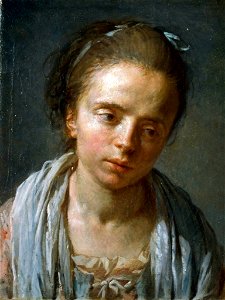 Nicolas Bernard Lépicié - Portrait of a Girl - 1981.278 - Museum of Fine Arts. Free illustration for personal and commercial use.