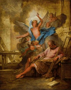 Nicolas bertin the dream of saint joseph
