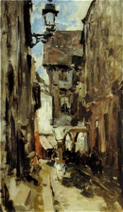 Nicolae Grigorescu - Strada la Vitre