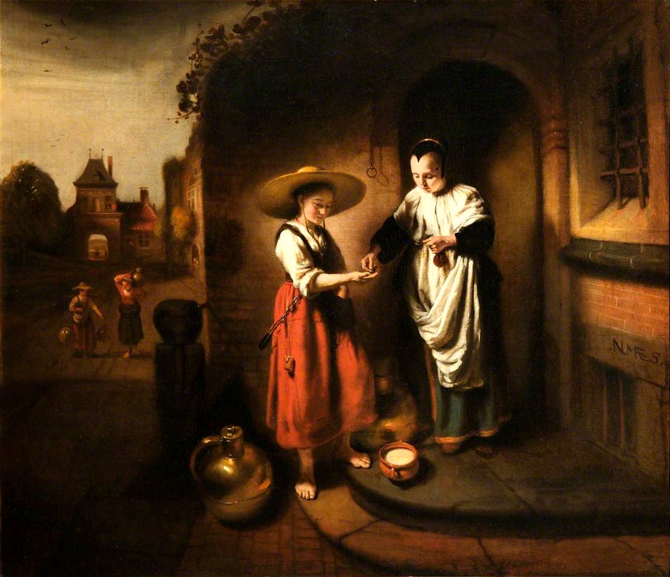 Nicolaes Maes - The Milk Girl NTIV ASCT 1535115