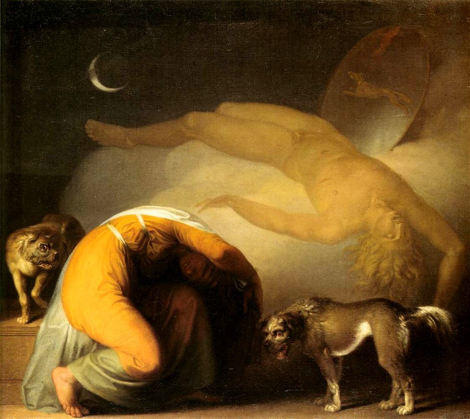 Nicolai Abildgaard - Culmin's Ghost Appears to his Mother - WGA00016