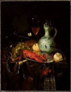 Nicolaes van Gelder - Still life with a watch - M.Ob.447 MNW - National Museum in Warsaw