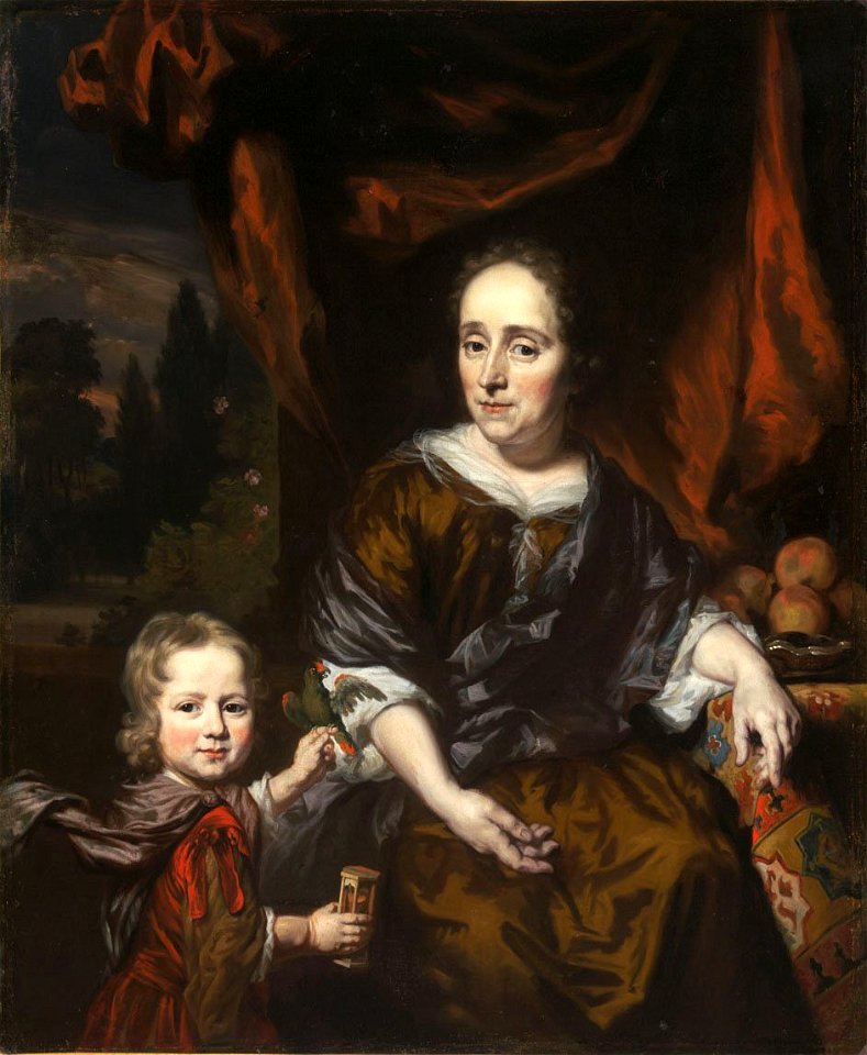 Nicolaes Maes - Portrait of a Mother and a Child 284
