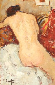 Nicolae Tonitza - Nud în iatac (studiu II)