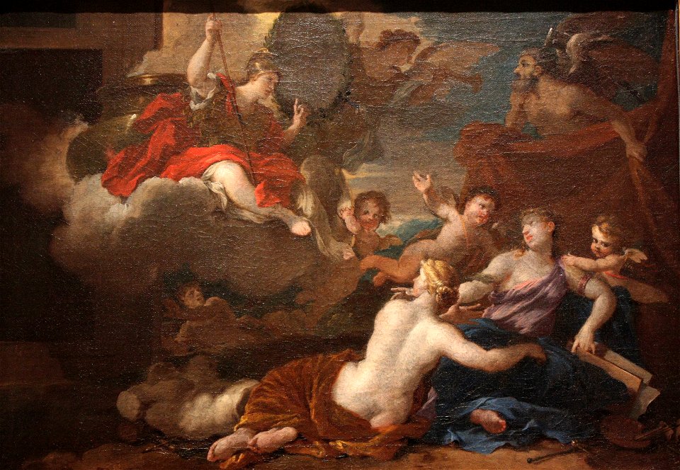 Nicolas Loir - Minerve et les Arts