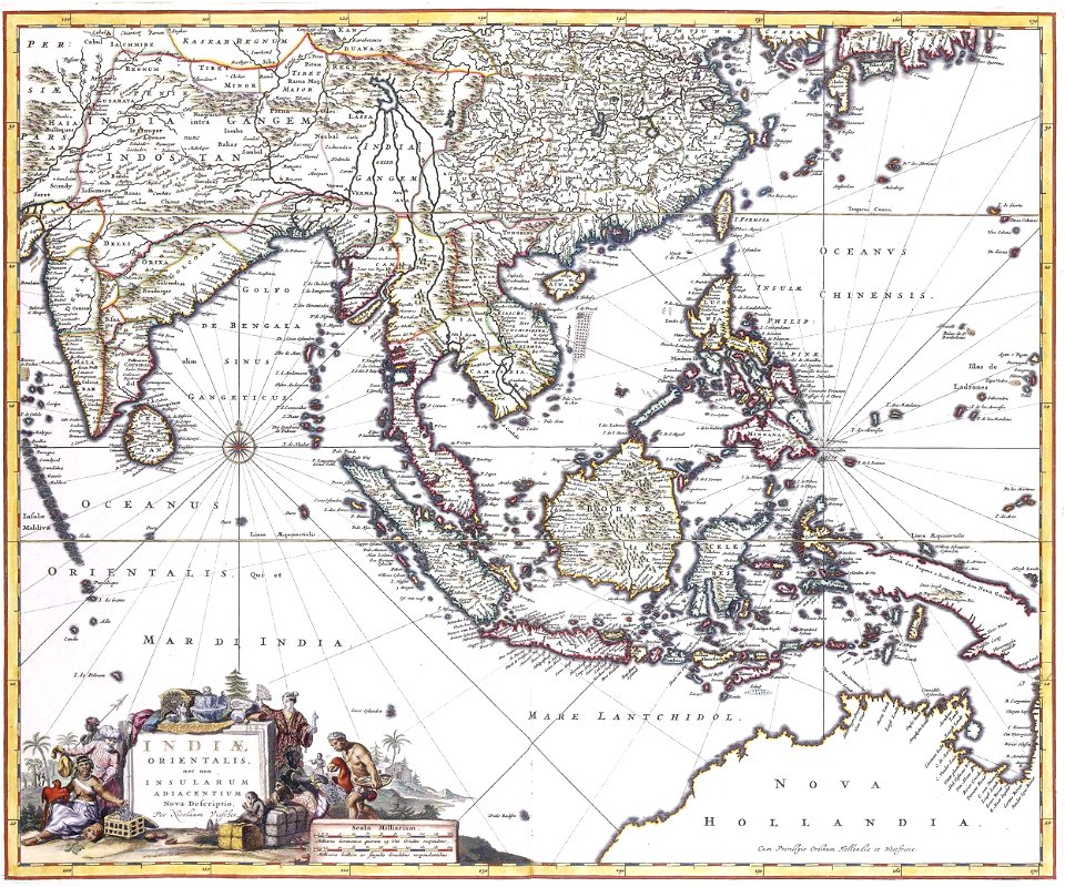 Nicolaes Visscher Indiae Orientalis
