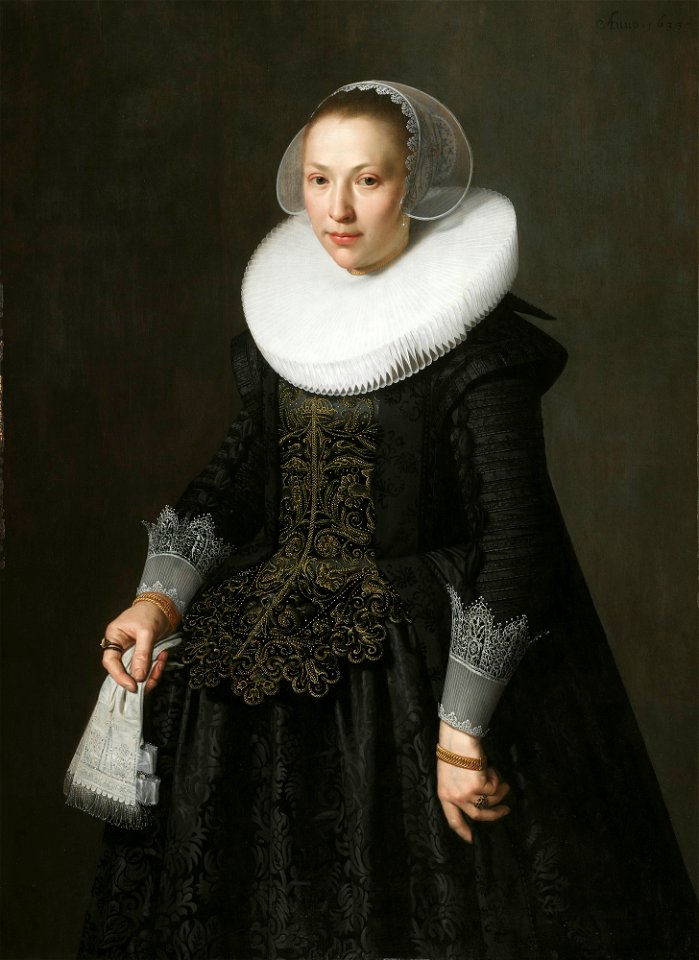 Nicolaes Eliasz Pickenoy - Portrait of a Lady - 21.214 - Detroit Institute of Arts