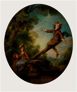 Nicolas Lancret - The Seesaw - 58.13 - Museum of Fine Arts