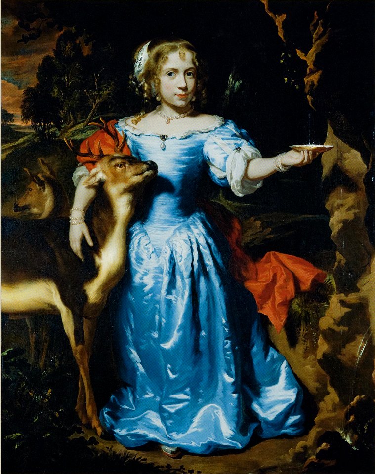 Nicolaes Maes - Portrait of a Girl as Granida