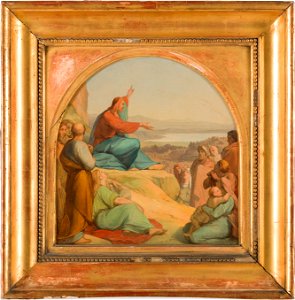Nicolas Auguste Hesse - Esquisse pour l'église Sainte-Elisabeth , Le Sermon sur la montagne - PDUT1454 - Musée des Beaux-Arts de la ville de Paris