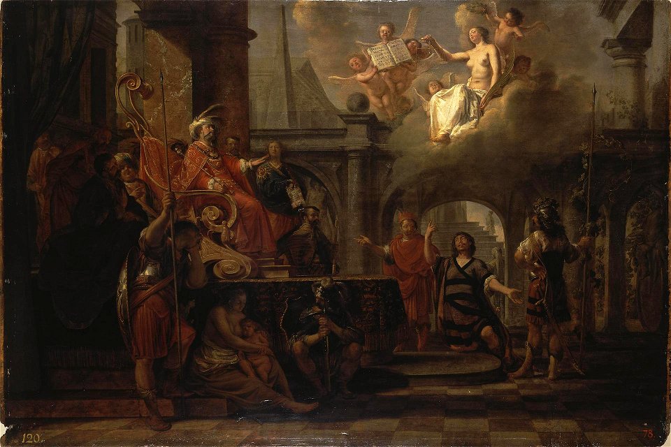 Nicolaes Knüpfer - Zorovavel and Darius - Hermitage