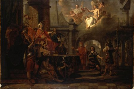Nicolaes Knüpfer - Zorovavel and Darius - Hermitage