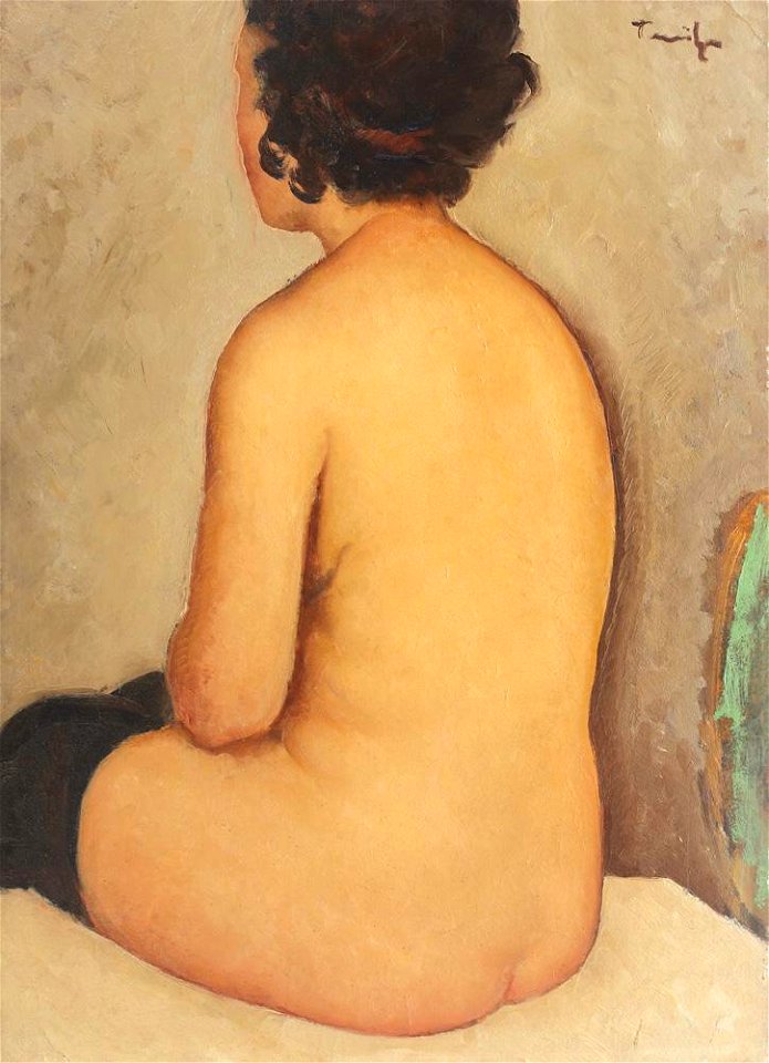 Nicolae Tonitza - Nud cu spatele2