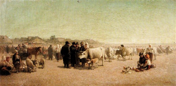 Nicolae Grigorescu - Targul din Bacau