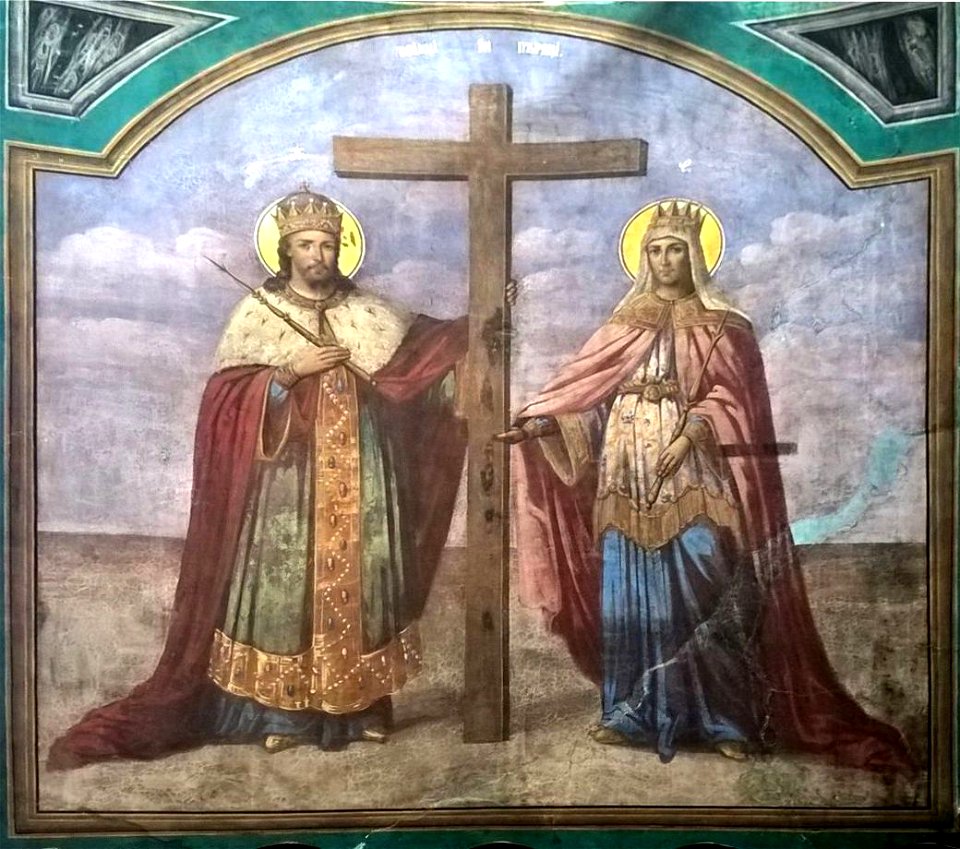 Nicolae Grigorescu - Manastirea Zamfira - Sfintii Constantin si Elena