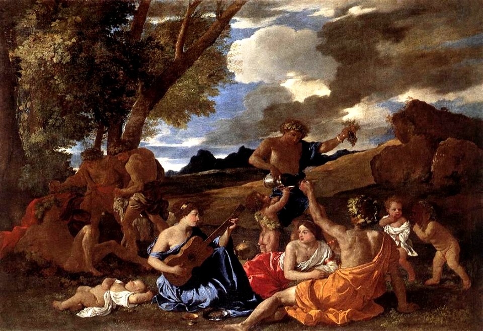 Nicolas Poussin - Bacchanal - the Andrians - WGA18269