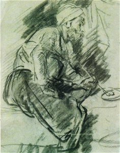 Nicolae Grigorescu - Turc pe prispa