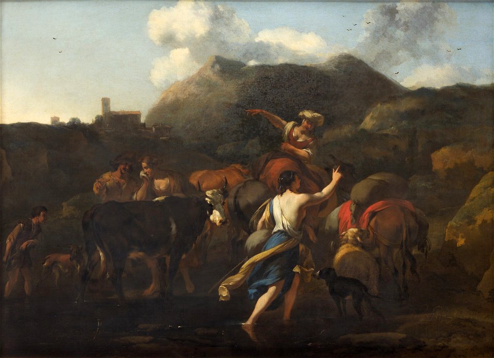 Nicolaes Berchem - Hirten und Herde - GG 611 - Kunsthistorisches Museum