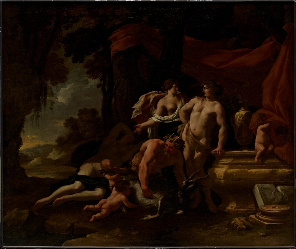Nicolas Chapron - The Union of Venus and Bacchus - 1987.33 - Dallas Museum of Art