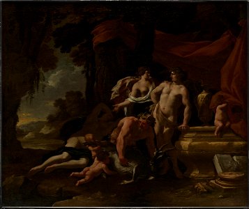 Nicolas Chapron - The Union of Venus and Bacchus - 1987.33 - Dallas Museum of Art