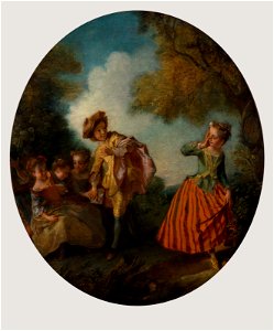 Nicolas Lancret - Blind Man's Bluff - 58.14 - Museum of Fine Arts