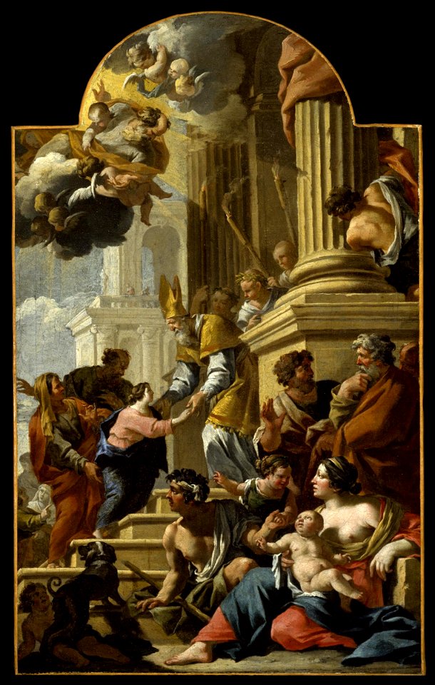 Nicolas Chapron - The Presentation of the Virgin in the Temple - Google Art Project