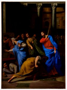 Nicolas Colombel - Christ Expelling the Money-Changers from the Temple - 11-1957 - Saint Louis Art Museum