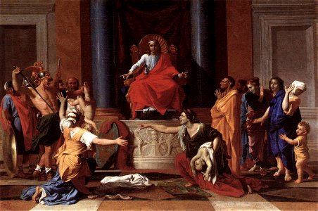 Nicolas Poussin - The Judgment of Solomon - WGA18330