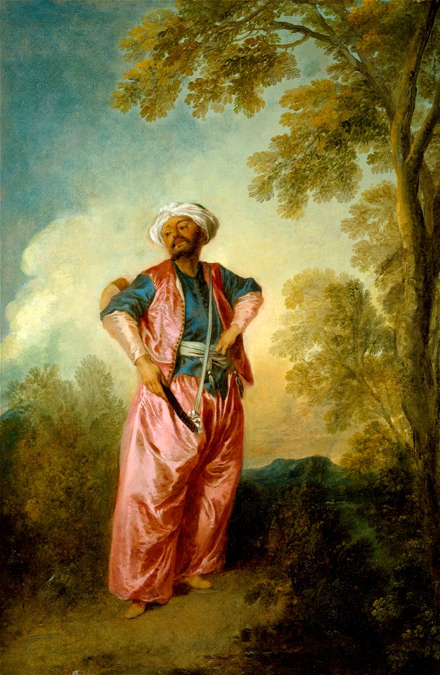 Nicolas Lancret - The Amorous Turk - BF.1989.3 - Museum of Fine Arts