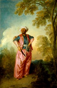 Nicolas Lancret - The Amorous Turk - BF.1989.3 - Museum of Fine Arts
