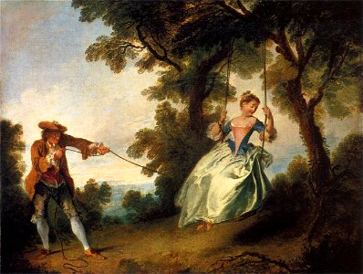 Nicolas Lancret - The Swing - WGA12430