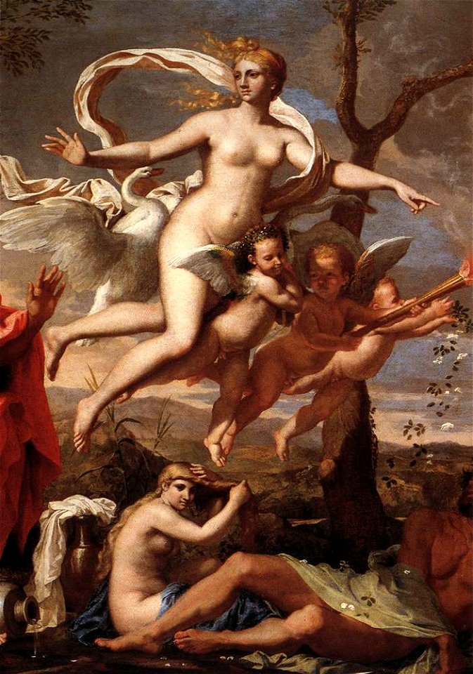 Nicolas Poussin - Venus Presenting Arms to Aeneas (detail) - WGA18309