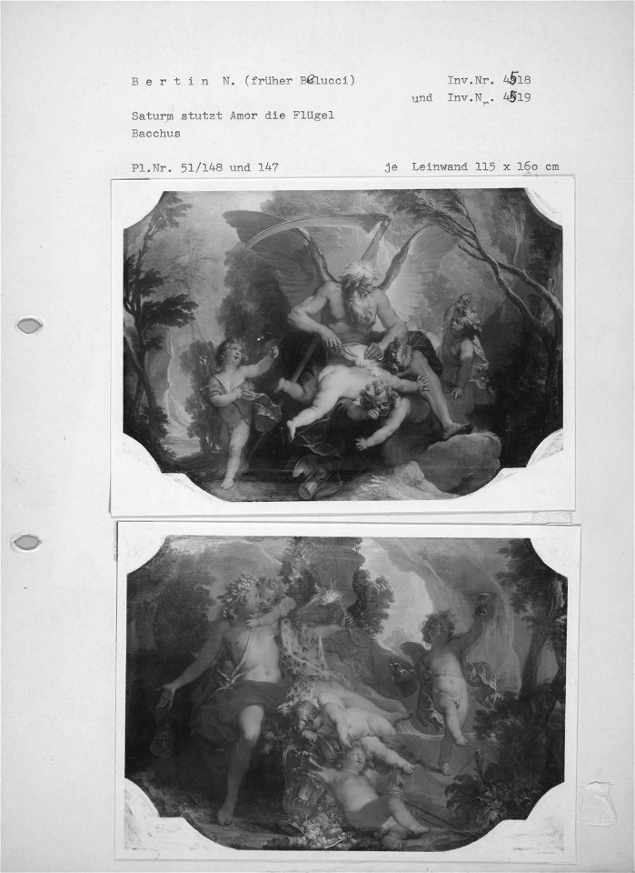 Nicolas Bertin - Bacchus mit vier Putten - 4519 - Bavarian State Painting Collections