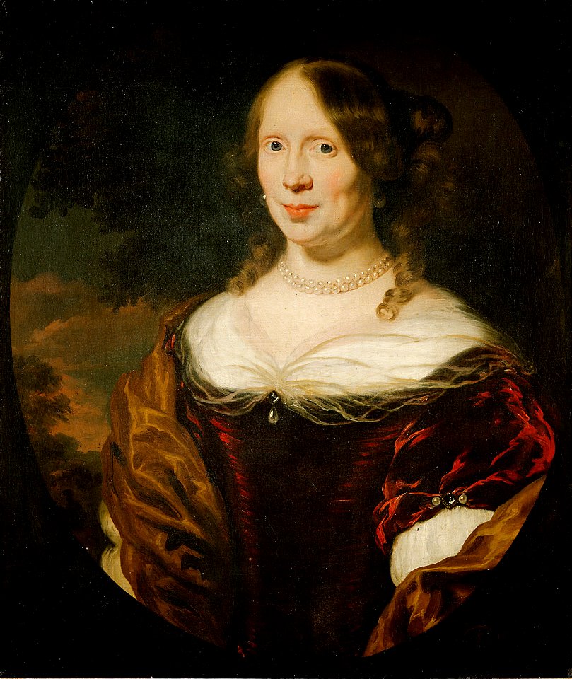 Nicolaes Maes - Portrait of Sara Ingelbrechts (1636-1711) GG 9005