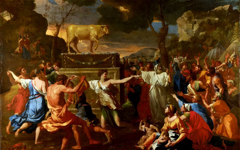 Nicolas Poussin - L'Adoration du Veau d'or