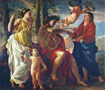 Nicolas Poussin - L'Inspiration du poète (1629)