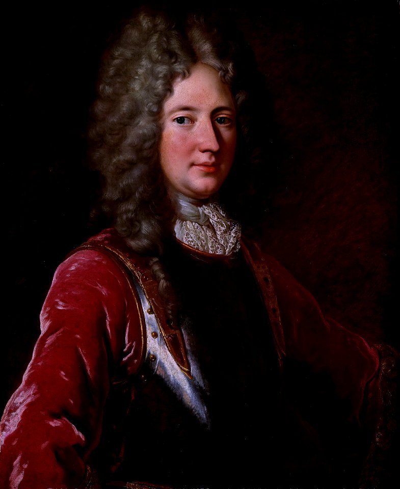 Nicolas de Largilliere. Self-portrait of the artist