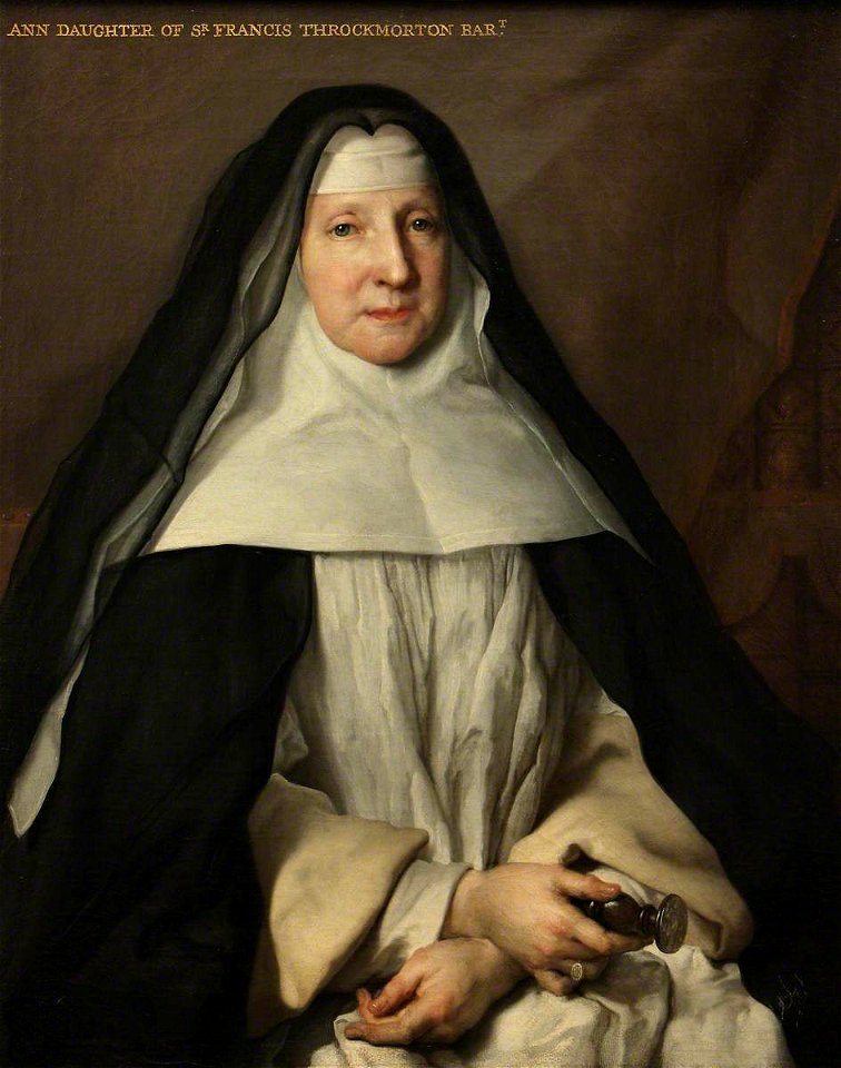 Nicolas de Largillière (1656-1746) - Anne Frances Throckmorton (1664–1734), Prioress of the English Augustinian Convent of Notre-Dame-de-Sion, Paris - 135583 - National Trust