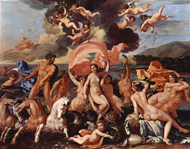 Nicolas Poussin - Le Triomphe de Neptune ou La Naissance de Vénus