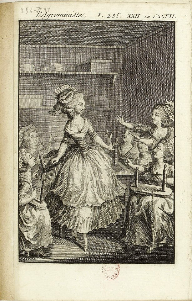 Nicolas Edme Restif de La Bretonne, Les Contemporaines, L'agreministe
