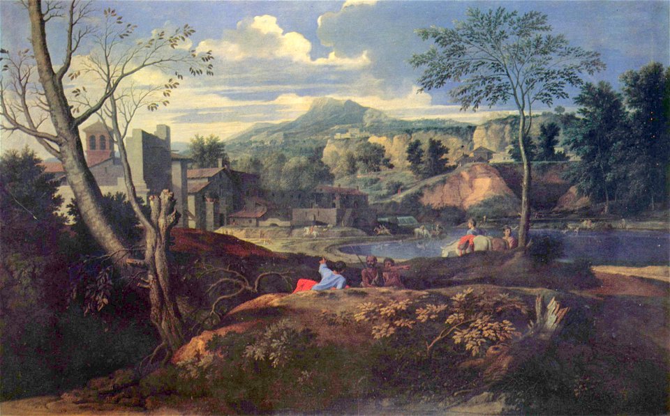 Nicolas Poussin - Paysage idéal